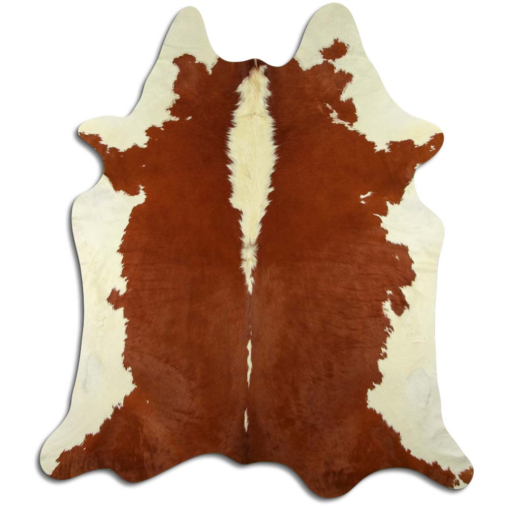 Ralph - Brown + White Cowhide full size