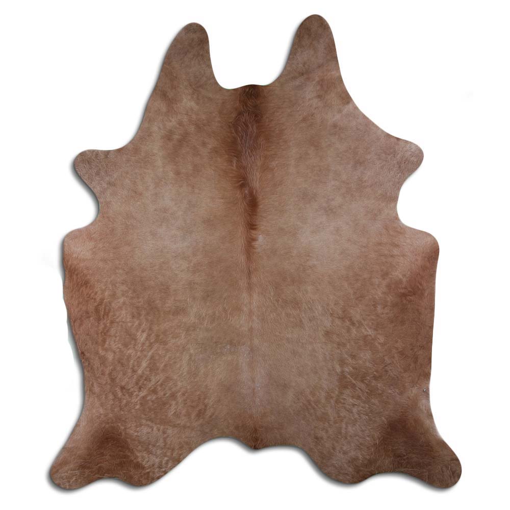 The &#39;HOLLY&#39; - MILK CHOCOLATE CHAMPAGNE COWHIDE RUG