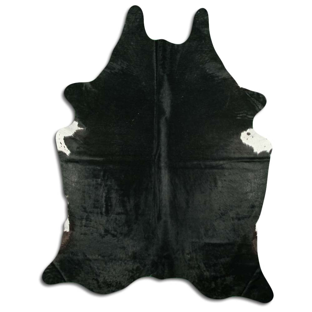 The 'EZRA' - BLACK COWHIDE RUG
