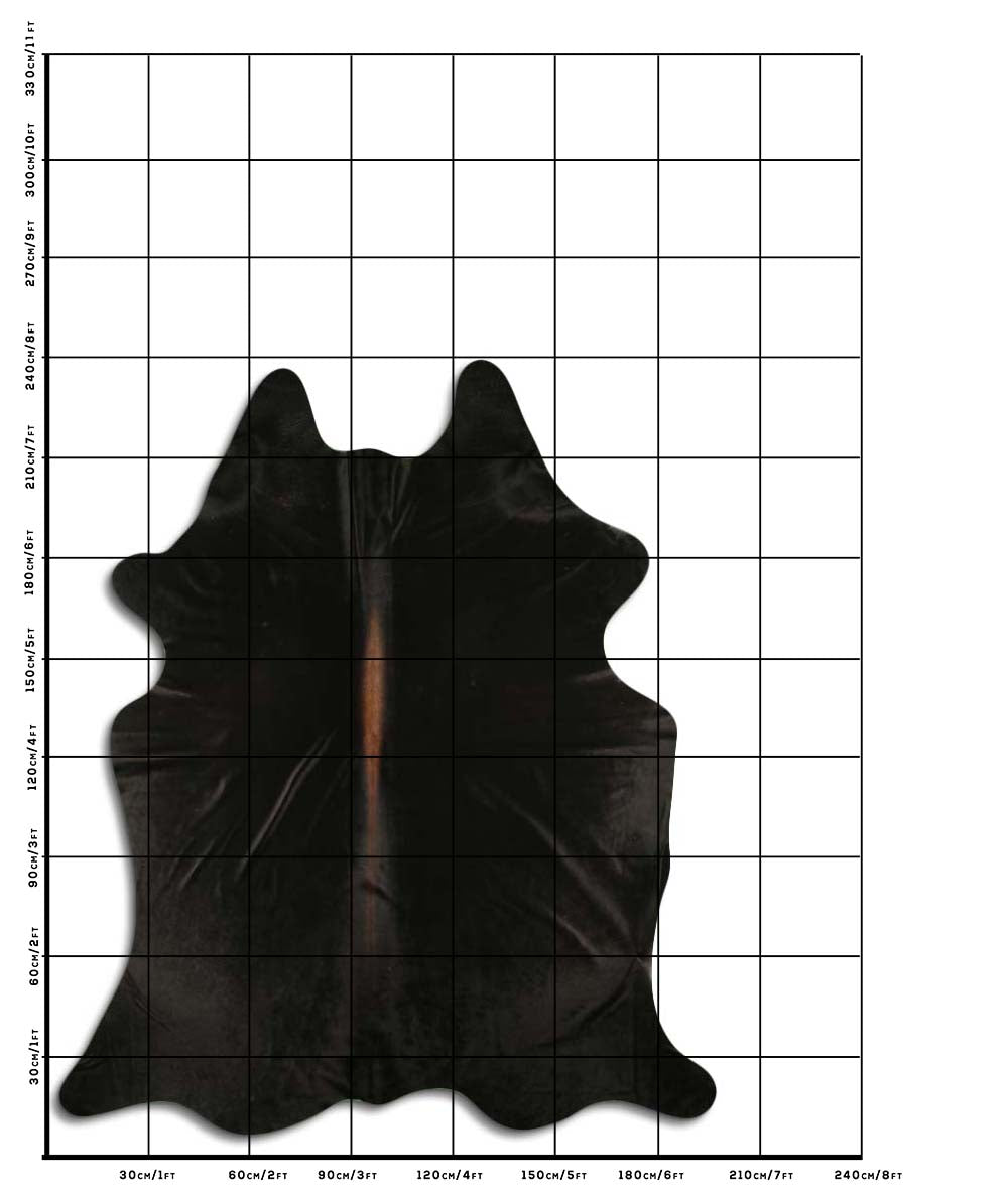 Claire - Tornasol cowhide size template