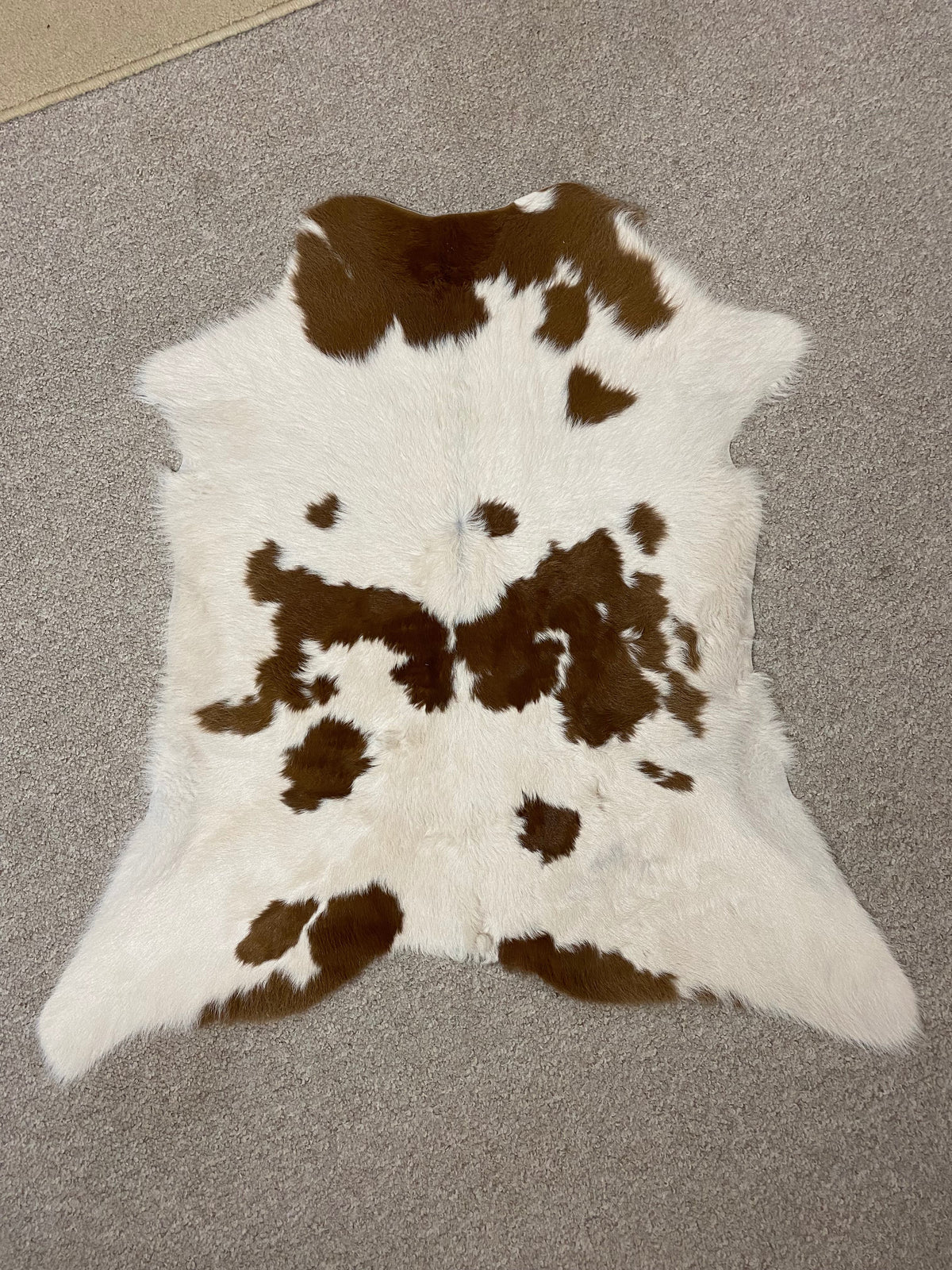 Calf hide - Brown + White full size