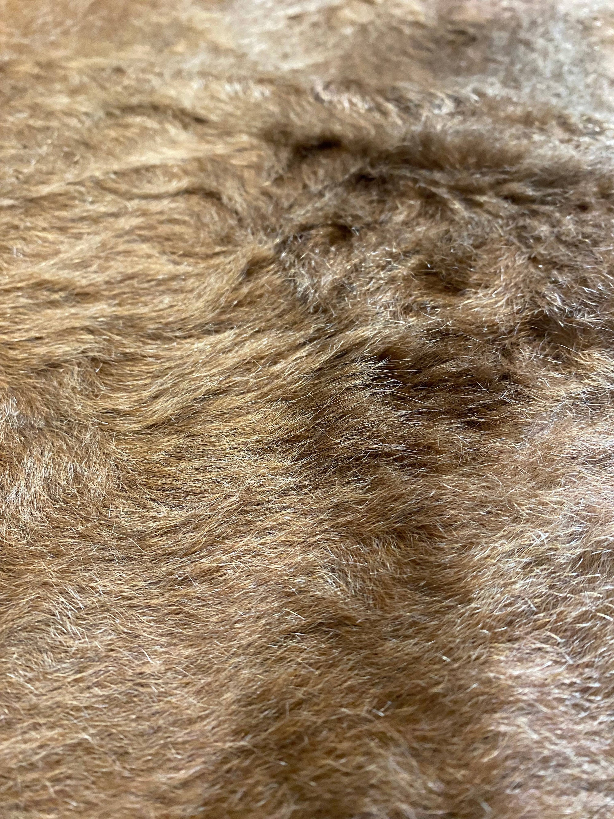 Megan - Carmel cowhide close up
