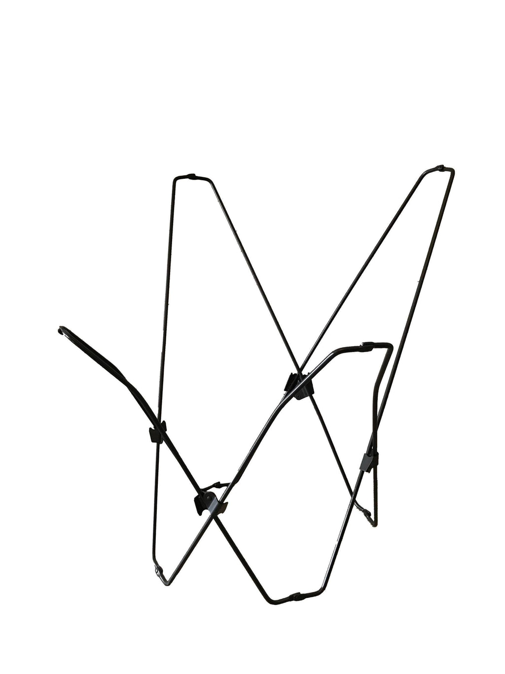 WHITE + BLACK COWHIDE BUTTERFLY CHAIR - Lux & Hide