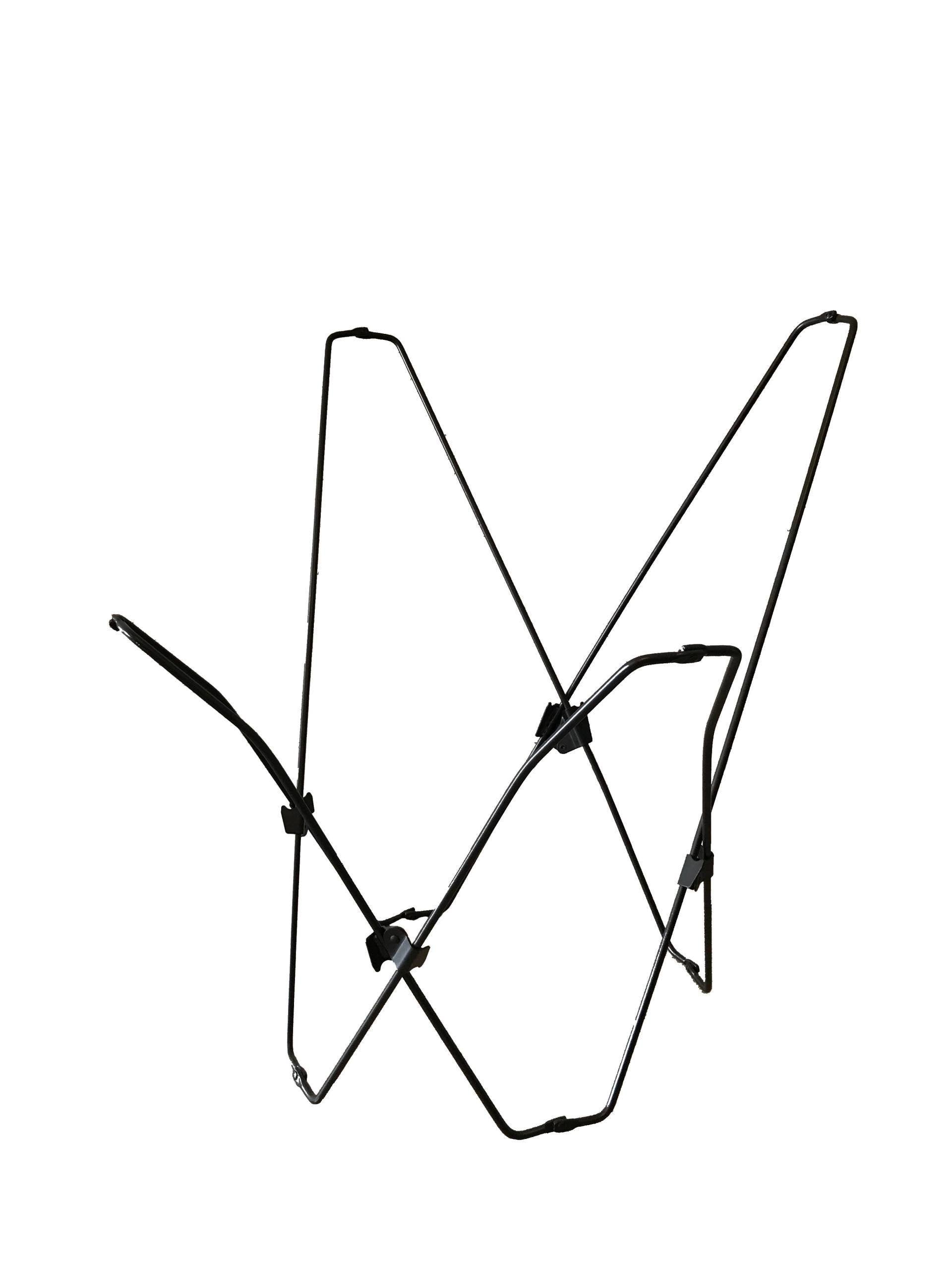 WHITE + BLACK COWHIDE BUTTERFLY CHAIR - Lux & Hide